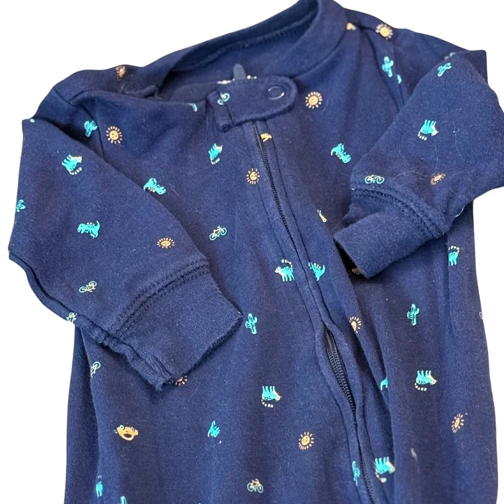 Old Navy‎ Colorful Monster and Fish Print Footies